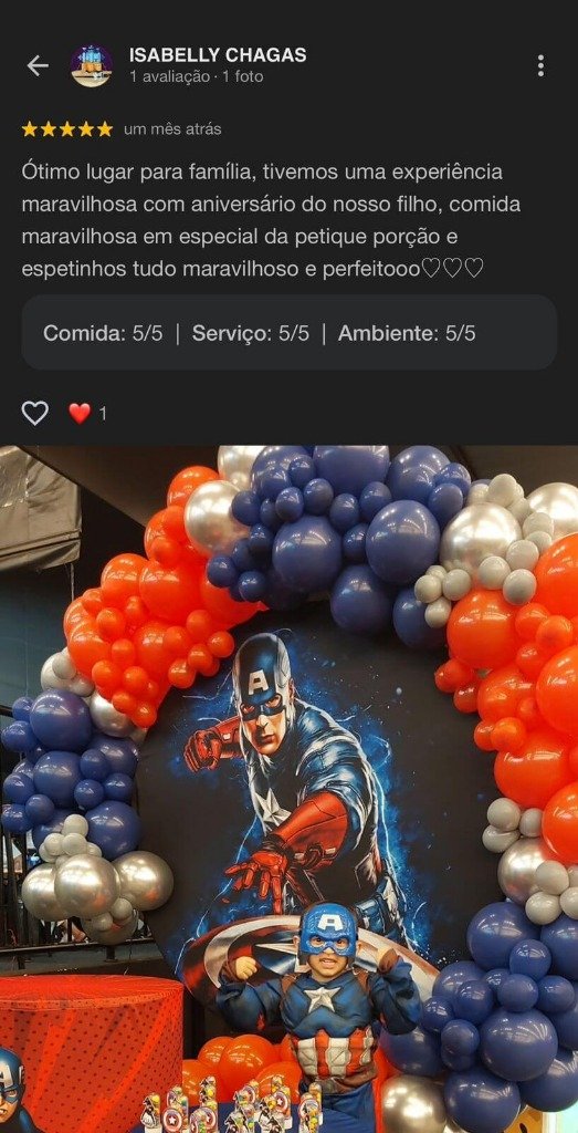 Avaliação Google 13