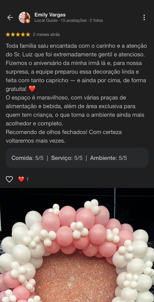 Avaliação Google 16