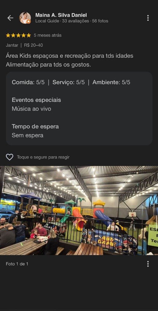 Avaliação Google 6