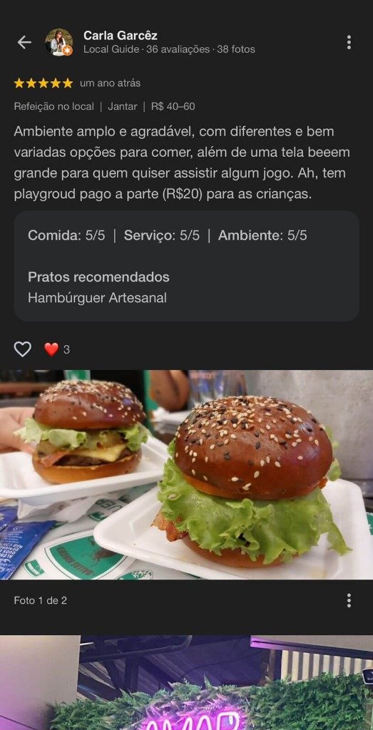 Avaliação Google 9